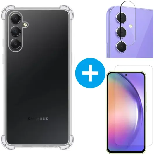 Samsung Galaxy A54 Hoesje + Screen Protector + Camera Protector. afbeelding 9