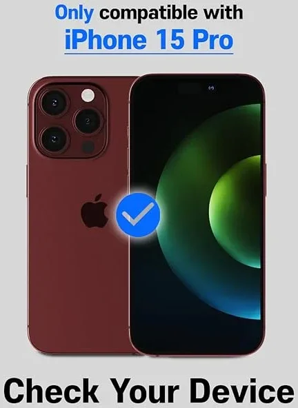 Whitestone Dome Glass Apple iPhone 15 Pro Screen Protector (2-Pack) afbeelding 5