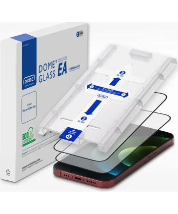 Whitestone EA Glass iPhone 15 Pro Max Screen Protector met Tray 2-Pack Screen Protectors