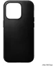 Nomad Modern Leather Apple iPhone 14 Pro Hoesje MagSafe Zwart