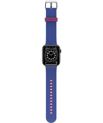 OtterBox - Apple Watch Bandje - 1-9/SE/Ultra 49MM/45MM/44MM/42MM - Blauw Rood Bandjes