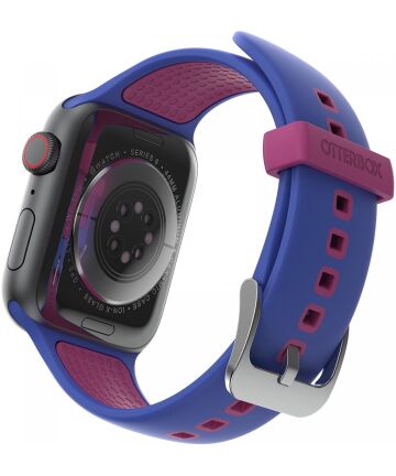 OtterBox Apple Watch Bandje - 1-10/SE/Ultra - 49/46/45/44/42MM - Blauw Rood Bandjes