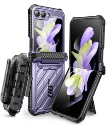 SUPCASE UB Pro Samsung Z Flip 5 Hoesje Full Protect Kickstand Paars