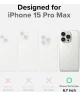 Ringke Onyx iPhone 15 Pro Max Hoesje Flexibel TPU Back Cover Groen