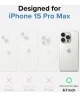 Ringke Onyx Design Apple iPhone 15 Pro Max Hoesje Flexibel TPU Brush