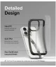 Ringke Fusion Bold iPhone 15 Pro Max Hoesje Back Cover Matte Zwart