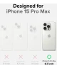 Ringke Fusion Bold iPhone 15 Pro Max Hoesje Back Cover Matte Grijs