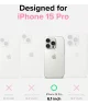 Ringke Fusion Card Apple iPhone 15 Pro Hoesje Kaarthouder Transparant