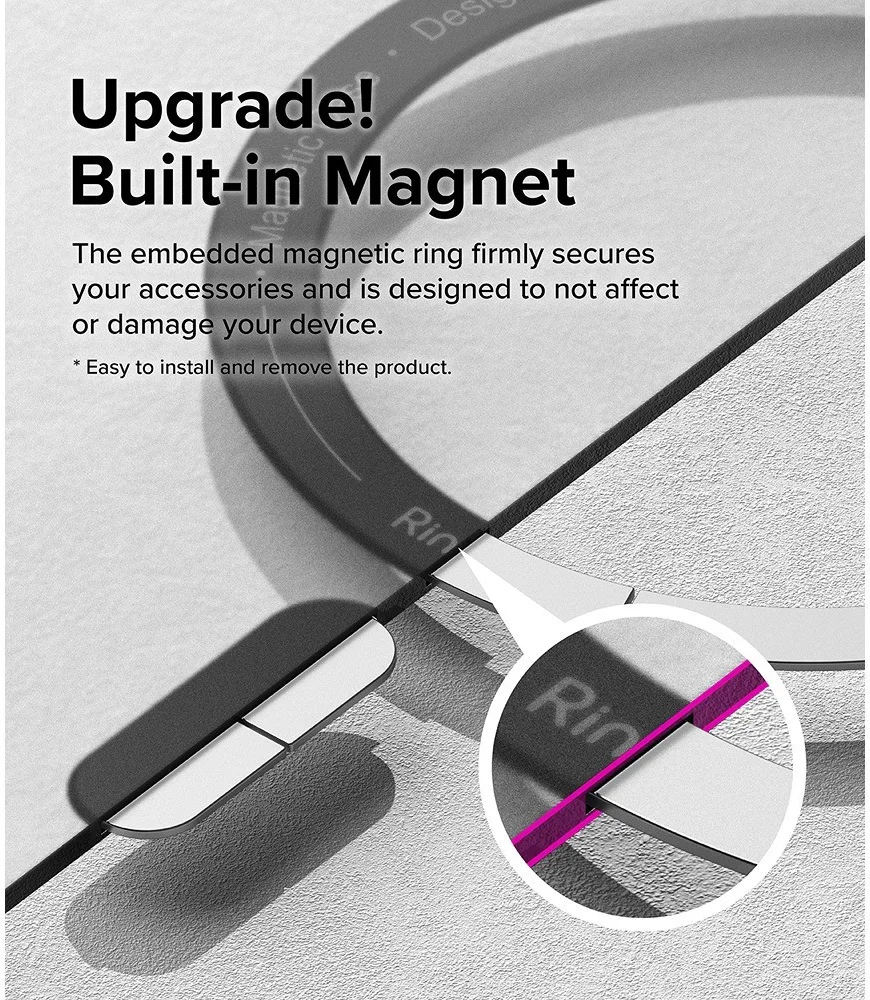 Ringke Fusion X Magnetic Apple iPhone 15 Pro Hoesje MagSafe Zwart afbeelding 8