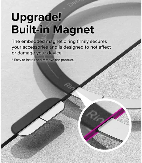 Ringke Fusion X Magnetic Apple iPhone 15 Pro Hoesje MagSafe Zwart afbeelding 8