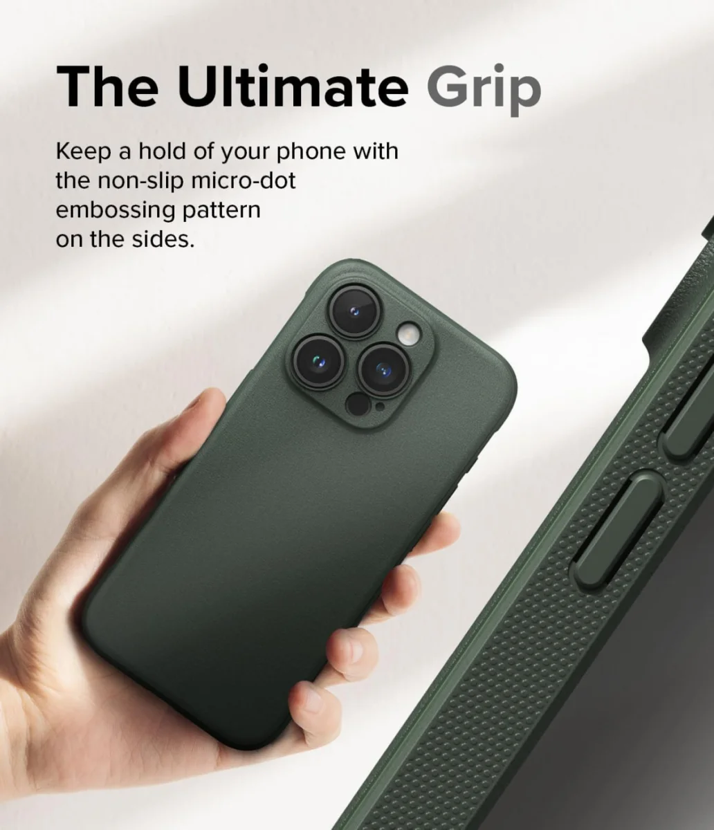 Ringke Onyx Apple iPhone 15 Pro Hoesje Flexibel TPU Back Cover Groen afbeelding 4