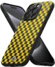 Ringke Onyx Design iPhone 15 Pro Hoesje Flexibel TPU Checkerboard