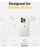 Ringke Onyx Design iPhone 15 Pro Hoesje Flexibel TPU Checkerboard