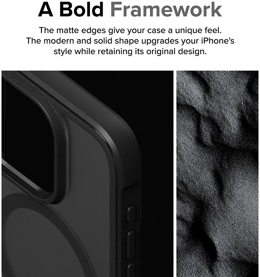 Ringke Fusion Bold Magnetic Apple iPhone 15 Pro Hoesje MagSafe Zwart afbeelding 6