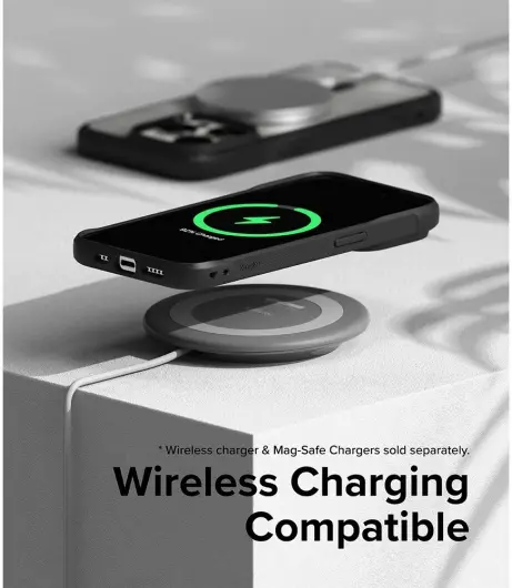 Ringke Fusion Bold Magnetic Apple iPhone 15 Pro Hoesje MagSafe Zwart afbeelding 9