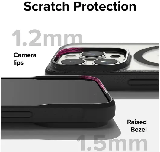 Ringke Fusion Bold Magnetic Apple iPhone 15 Pro Hoesje MagSafe Zwart afbeelding 11