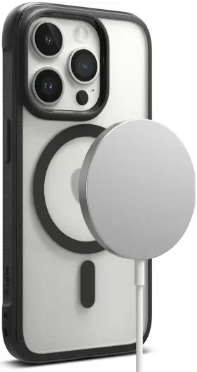 Ringke Fusion Bold Magnetic Apple iPhone 15 Pro Hoesje MagSafe Zwart afbeelding 12