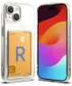 Ringke Fusion Card Apple iPhone 15 Plus Hoesje Kaarthouder Transparant