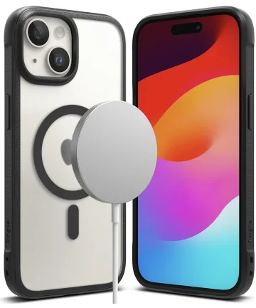 Ringke Fusion Bold Magnetic Apple iPhone 15 Plus Hoesje MagSafe Zwart Hoesjes