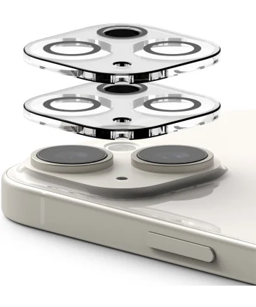 Ringke Apple iPhone 15 / 15 Plus Camera Protector Glas (2-Pack) Screen Protectors