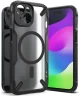 Ringke Fusion X Magnetic Apple iPhone 15 Hoesje MagSafe Matte Zwart
