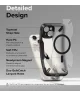 Ringke Fusion X Magnetic Apple iPhone 15 Hoesje MagSafe Matte Zwart