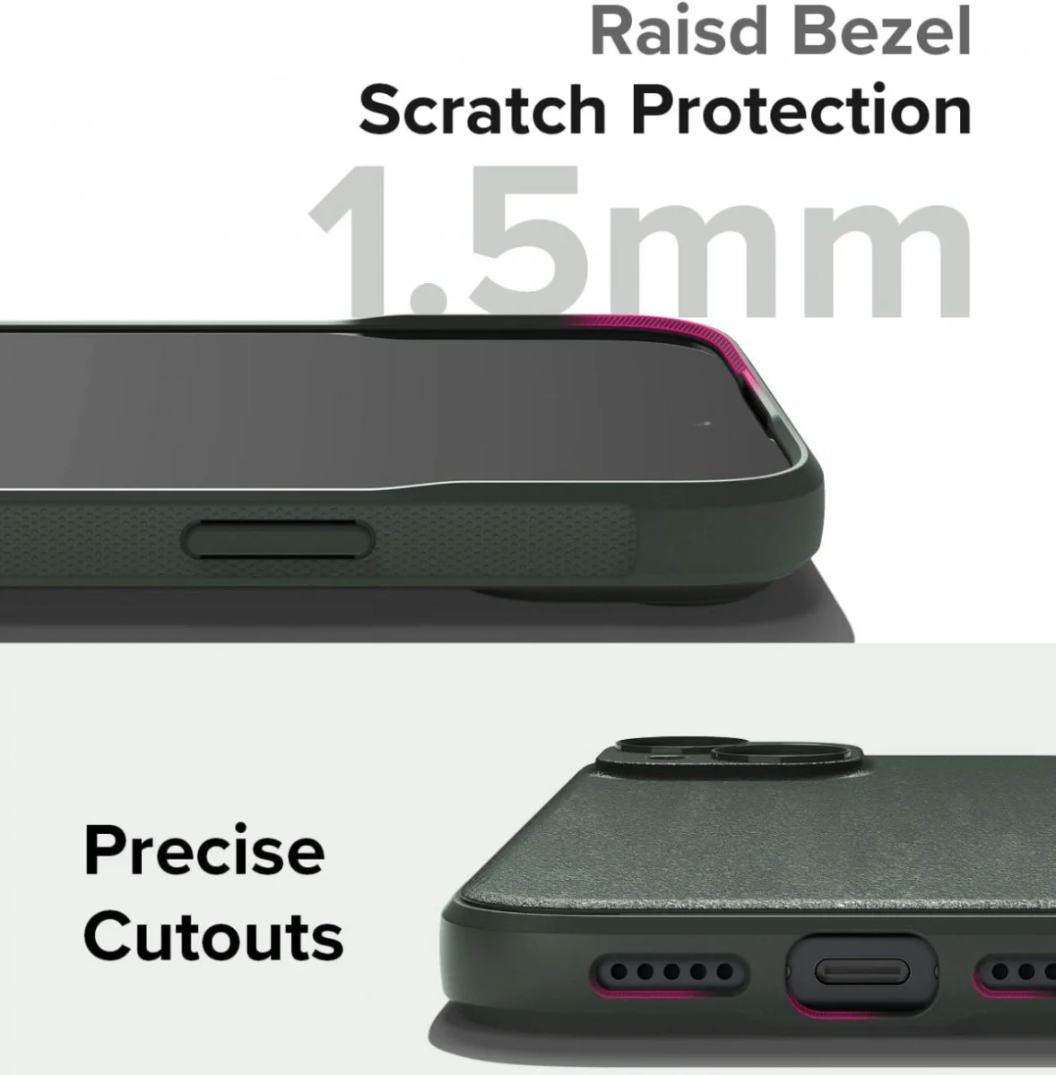 Ringke Onyx Apple iPhone 15 Hoesje Flexibel TPU Back Cover Groen afbeelding 9