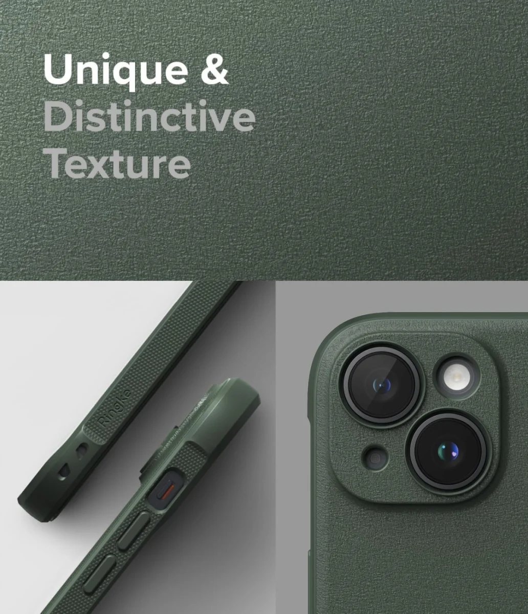 Ringke Onyx Apple iPhone 15 Hoesje Flexibel TPU Back Cover Groen afbeelding 4