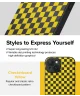 Ringke Onyx Design Apple iPhone 15 Hoesje Flexibel TPU Checkerboard