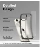Ringke Fusion Bold Apple iPhone 15 Hoesje Back Cover Matte Grijs