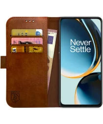 Rosso Element OnePlus Nord CE 3 Lite Hoesje Book Case Wallet Bruin