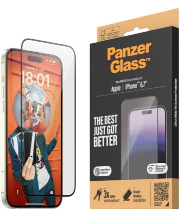 PanzerGlass Ultra-Wide Apple iPhone 15 Plus Protector EasyAligner Screen Protectors