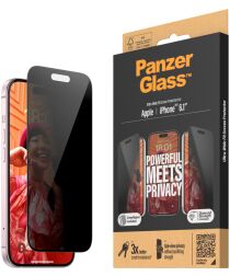 PanzerGlass Ultra-Wide Apple iPhone 15 Privacy Glass EasyAligner