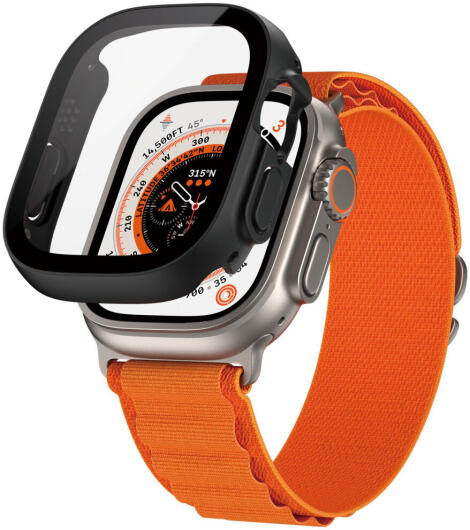 PanzerGlass Full Body Protect D3O Apple Watch Ultra / Ultra 2 Hoesje Zwart afbeelding 2