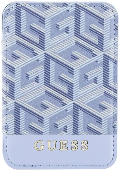 Guess Universele MagSafe Kaarthouder voor Pasjes / Portemonnee Blauw afbeelding 2