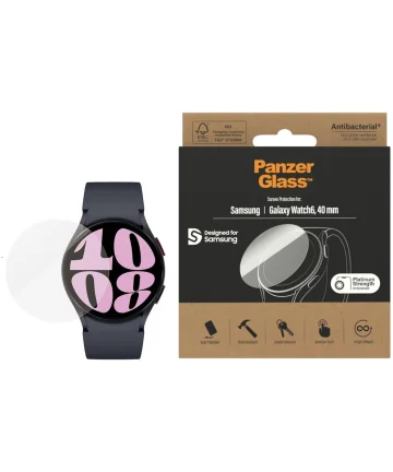 PanzerGlass - Samsung Galaxy Watch 6 40MM Screen Protector Glas Screen Protectors