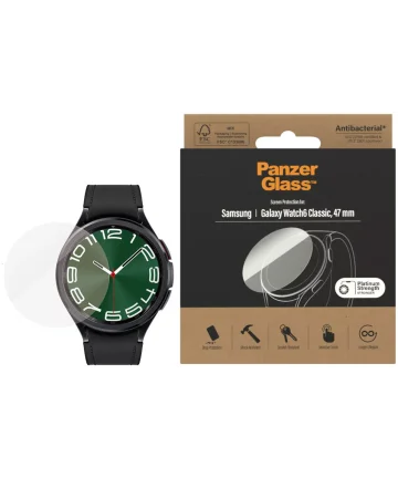 PanzerGlass - Samsung Galaxy Watch 6 Classic 47MM Screen Protector Glas Screen Protectors