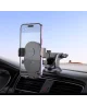 Hoco H19 360° Verstelbare Dashboard/Raam Telefoonhouder Auto Zwart