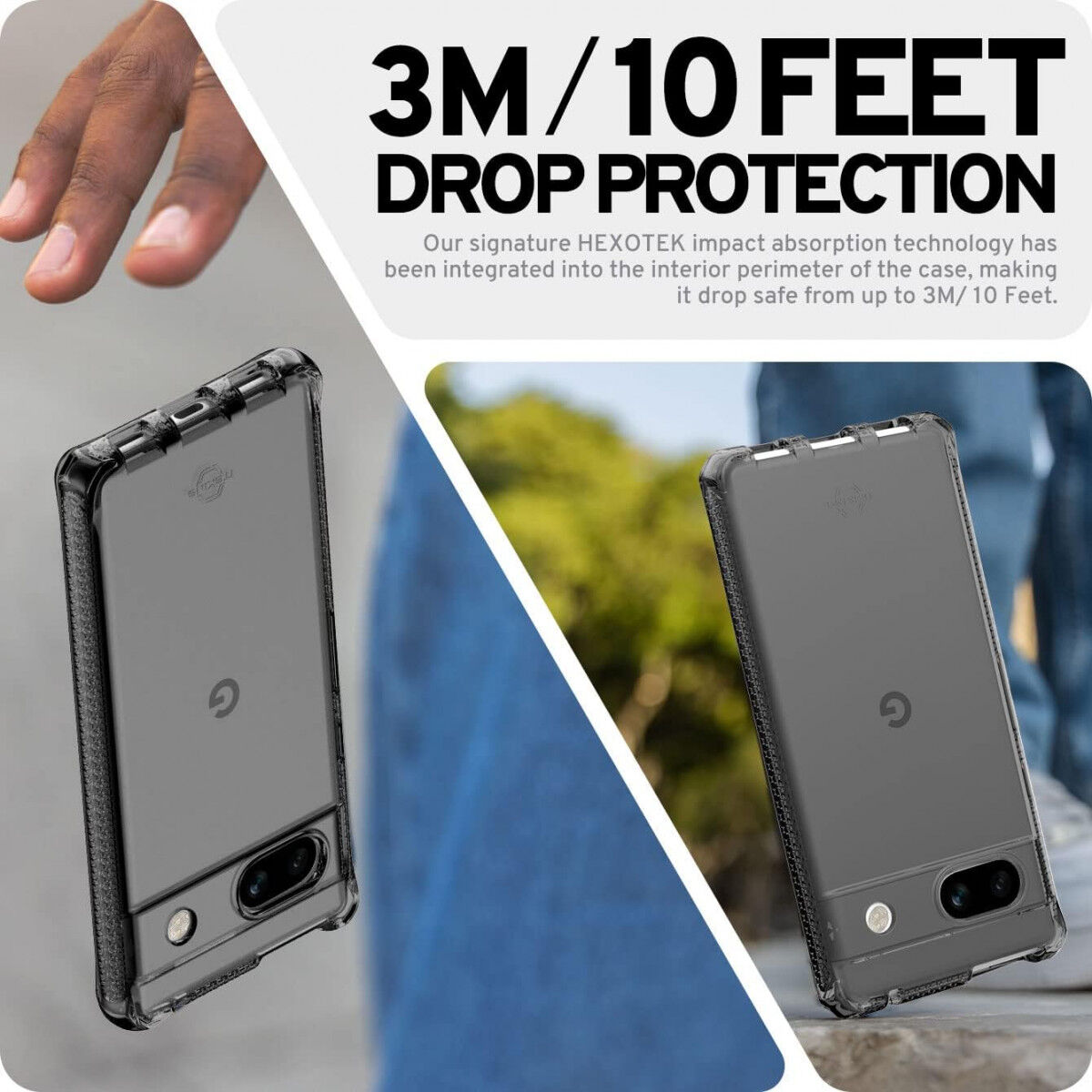 ITSKINS Spectrum R Clear Google Pixel 7a Hoesje Transparant afbeelding 5