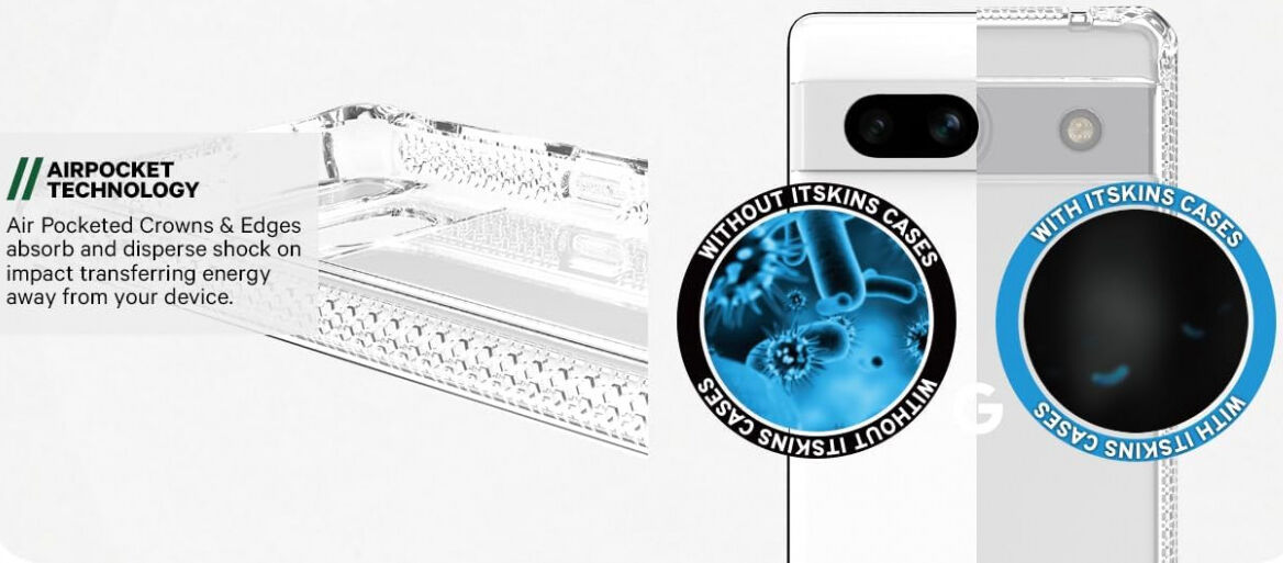 ITSKINS Spectrum R Clear Google Pixel 7a Hoesje Transparant afbeelding 6