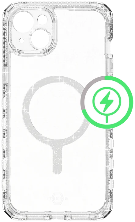 ITSKINS Supreme R Apple iPhone 15 Hoesje MagSafe Transparant afbeelding 1