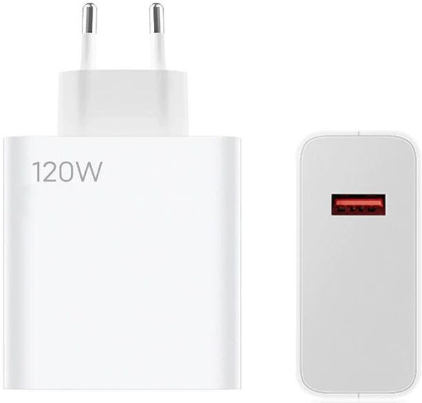 Originele Xiaomi 120W USB-A Adapter met USB-C Kabel 1 Meter 6A Wit afbeelding 2
