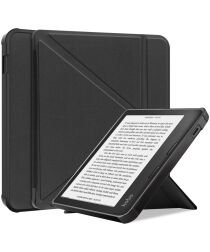 Kobo Libra 2 Hoes Origami Book Case met Standaard Zwart