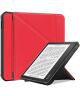 Kobo Libra 2 Hoes Origami Book Case met Standaard Rood