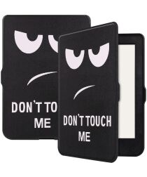 Kobo Nia eReader 6-inch (2020) Hoesje Book Case Don't Touch Me Print