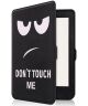 Kobo Nia eReader 6-inch (2020) Hoesje Book Case Don't Touch Me Print