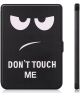 Kobo Nia eReader 6-inch (2020) Hoesje Book Case Don't Touch Me Print