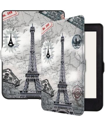 Kobo Nia eReader 6-inch (2020) Hoesje Book Case Eiffeltoren Print Hoesjes