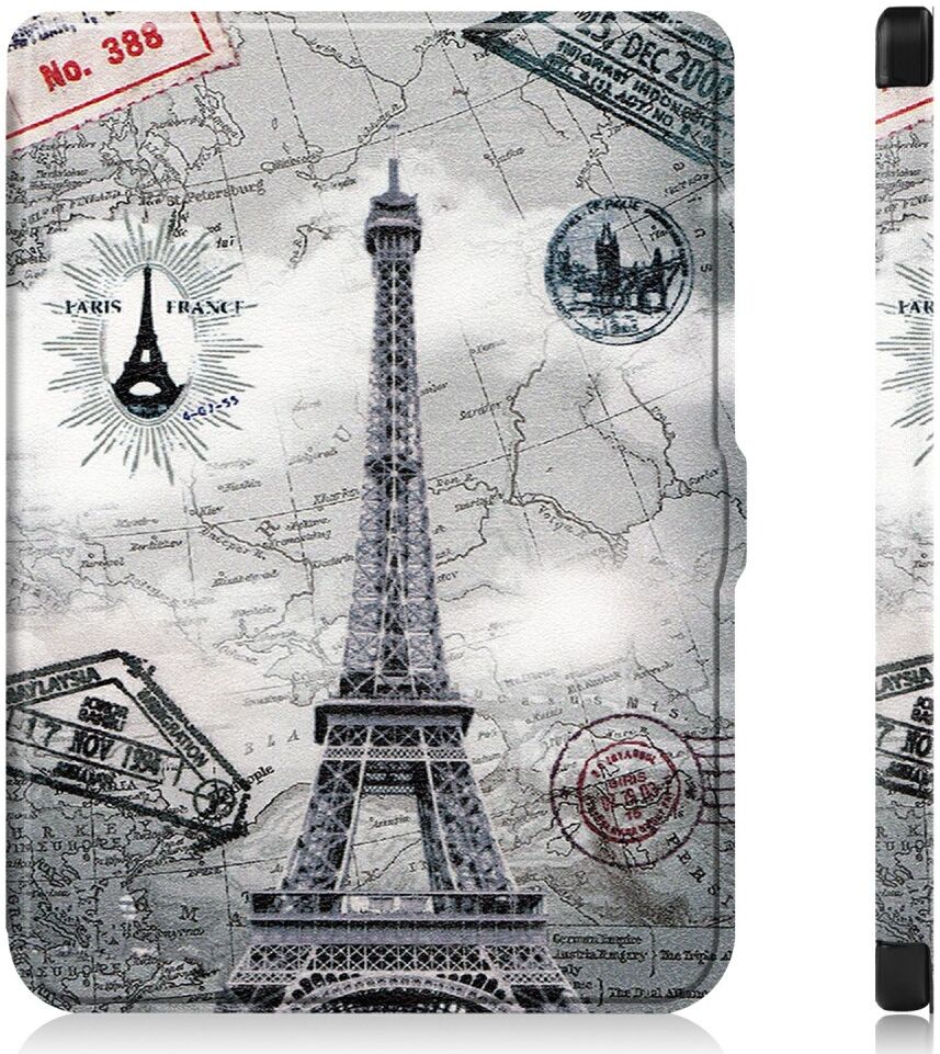 Kobo Nia eReader 6-inch (2020) Hoesje Book Case Eiffeltoren Print afbeelding 4