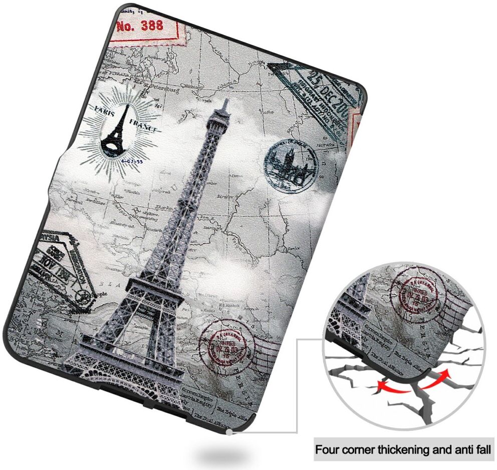 Kobo Nia eReader 6-inch (2020) Hoesje Book Case Eiffeltoren Print afbeelding 8